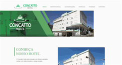 Desktop Screenshot of hotelconcatto.com.br